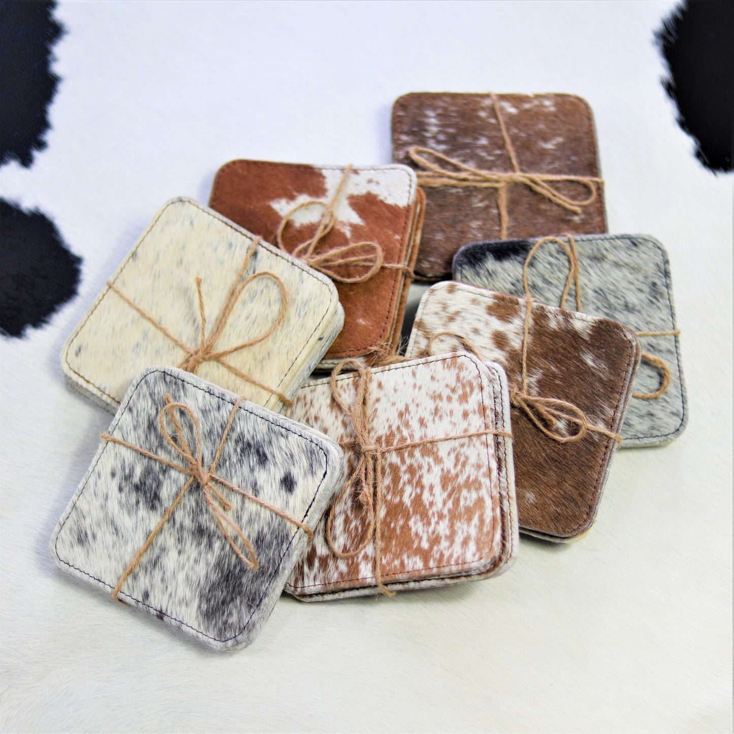 Cowhide Coasters