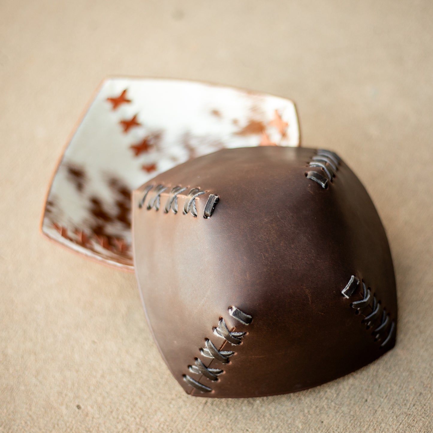 Cowhide Trinket Bowl